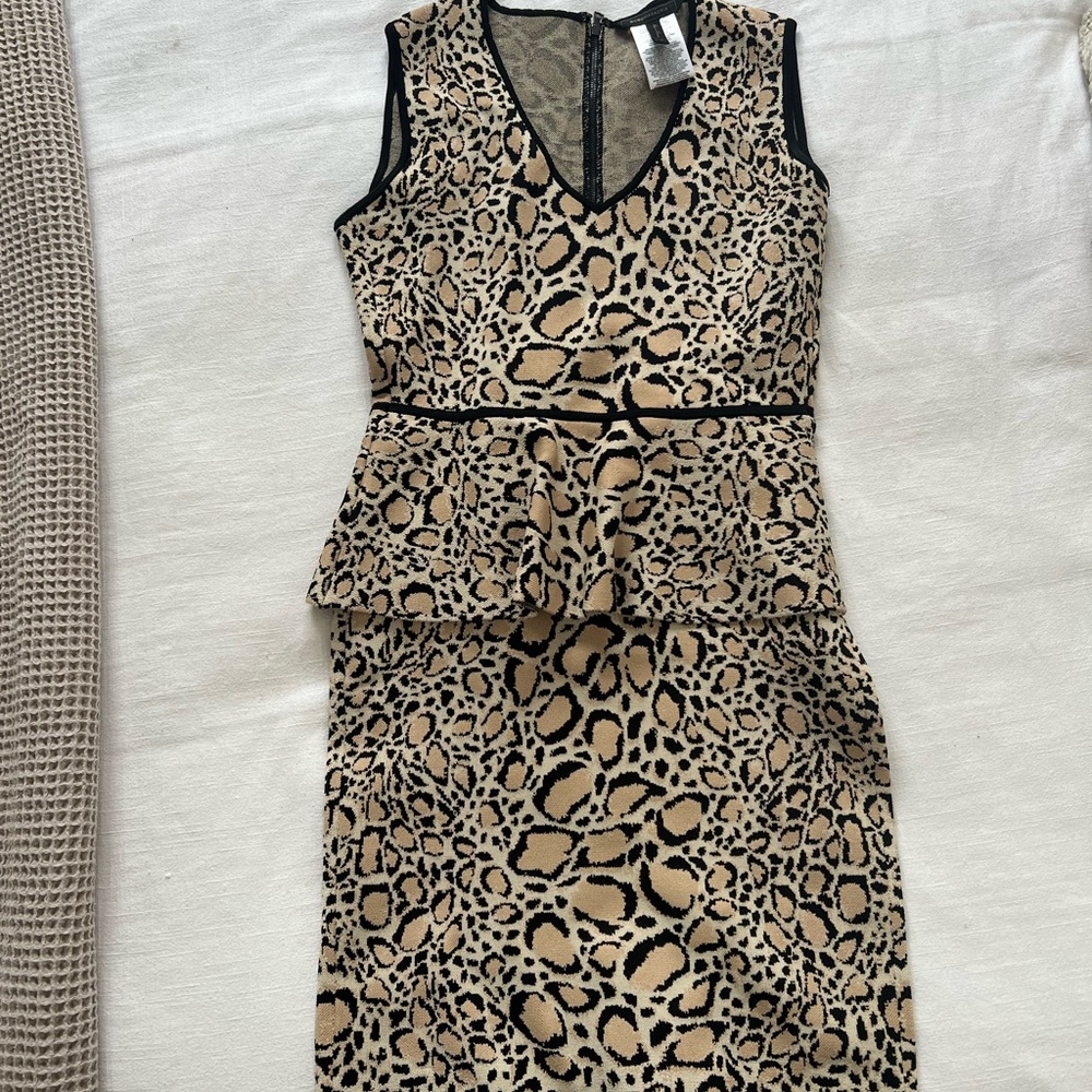 BCBG cheetah dress
